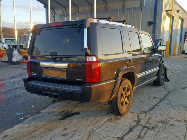 1J8HG582X8C182603 - 2008 JEEP COMMANDER BLACK photo 4