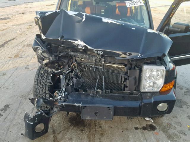 1J8HG582X8C182603 - 2008 JEEP COMMANDER BLACK photo 7