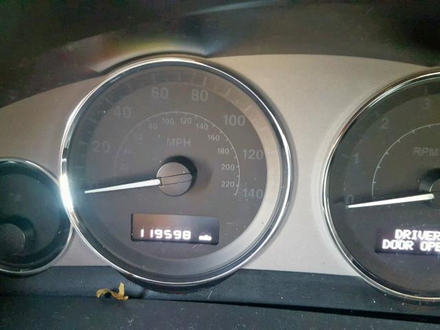 1J8HG582X8C182603 - 2008 JEEP COMMANDER BLACK photo 8