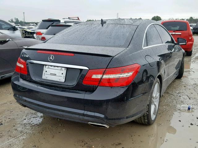 WDDKJ7CB9BF066578 - 2011 MERCEDES-BENZ E 550 BLACK photo 4