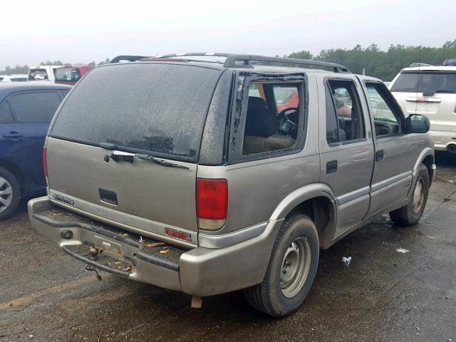 1GKCS13WXY2262948 - 2000 GMC JIMMY BEIGE photo 4