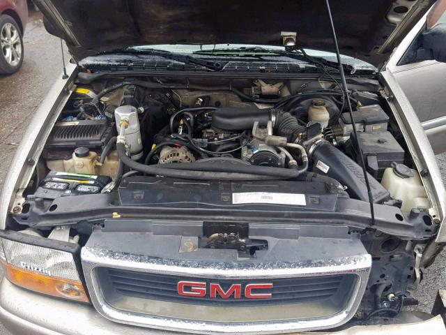 1GKCS13WXY2262948 - 2000 GMC JIMMY BEIGE photo 7