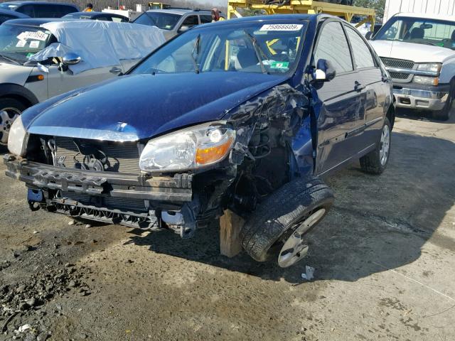 KNAFE121X75442480 - 2007 KIA SPECTRA EX BLUE photo 2