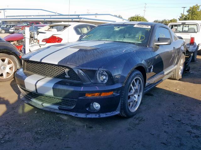 1ZVHT88SX85199858 - 2008 FORD MUSTANG SH BLACK photo 2