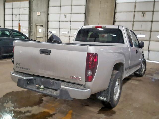 1GTCS196X68299219 - 2006 GMC CANYON TAN photo 4