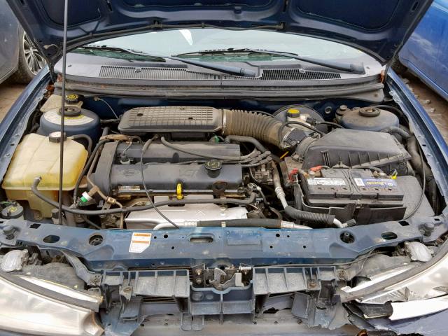 1FAFP6630YK143515 - 2000 FORD CONTOUR SE BLUE photo 7