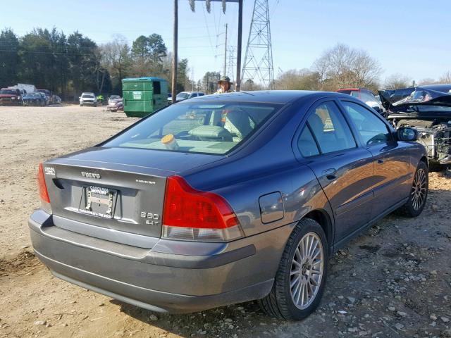 YV1RS58D032241114 - 2003 VOLVO S60 2.4T GRAY photo 4