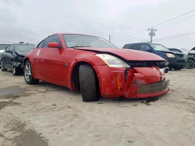 JN1AZ34D55M608382 - 2005 NISSAN 350Z COUPE RED photo 1