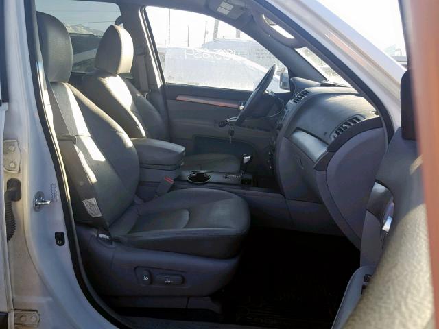 KNDJH741695039054 - 2009 KIA BORREGO LX WHITE photo 5