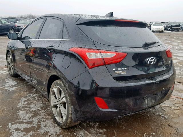 KMHD35LE9DU034266 - 2013 HYUNDAI ELANTRA GT BLACK photo 3