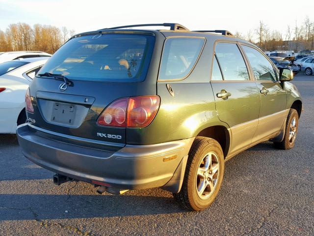 JT6HF10U1Y0105126 - 2000 LEXUS RX 300 GREEN photo 4