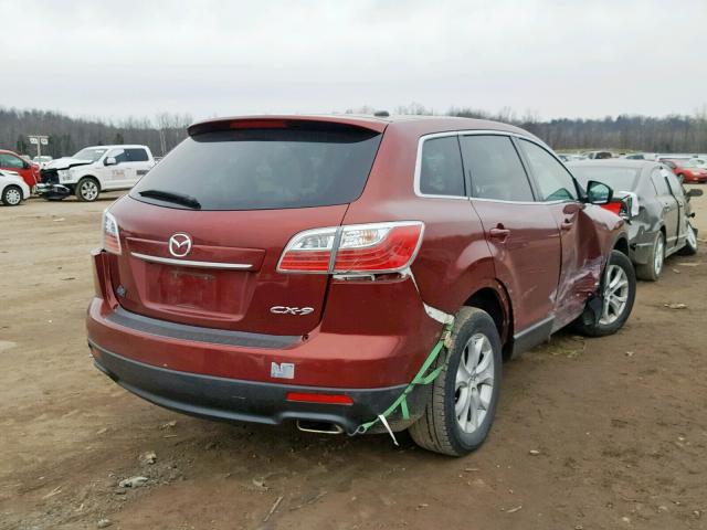 JM3TB2CAXC0336211 - 2012 MAZDA CX-9 MAROON photo 4