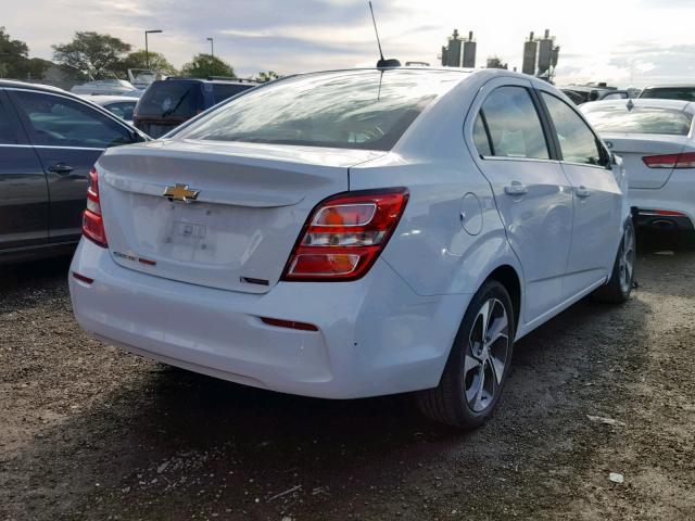 1G1JF5SB0J4135531 - 2018 CHEVROLET SONIC PREM WHITE photo 4