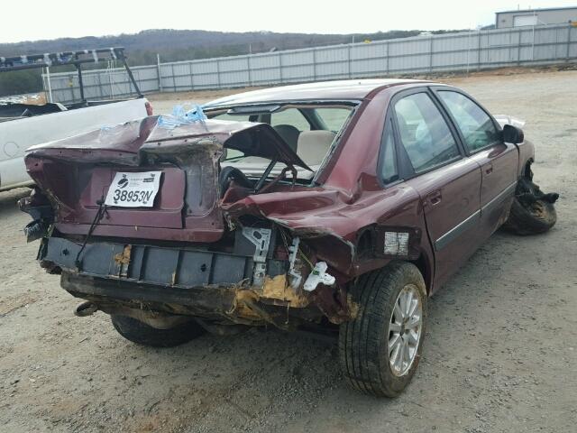 YV1TS94D4Y1109389 - 2000 VOLVO S80 BURGUNDY photo 4