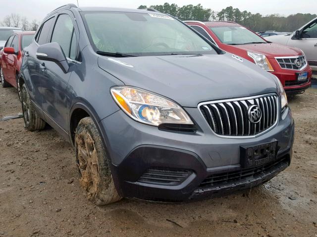 KL4CJASB4EB633699 - 2014 BUICK ENCORE GRAY photo 1