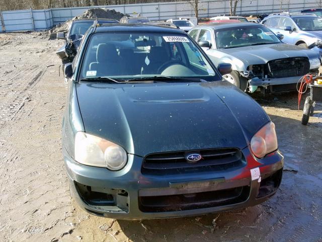 JF1GG65544H803392 - 2004 SUBARU IMPREZA TS GREEN photo 9