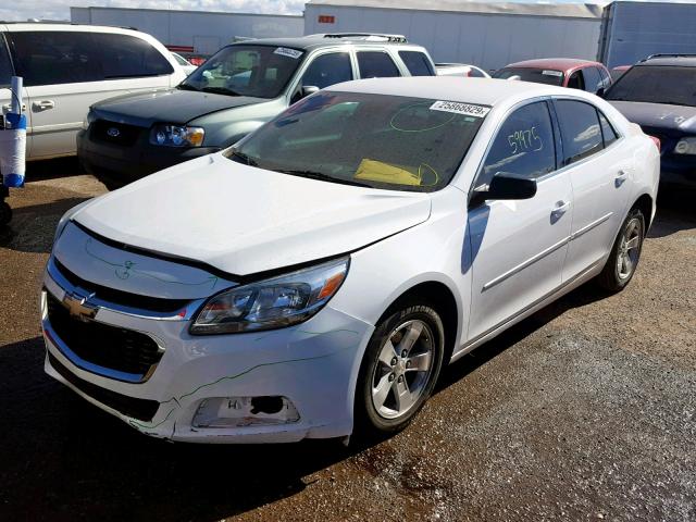 1G11B5SL6FF230840 - 2015 CHEVROLET MALIBU LS WHITE photo 2