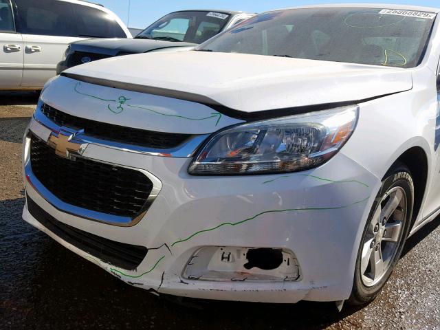 1G11B5SL6FF230840 - 2015 CHEVROLET MALIBU LS WHITE photo 9