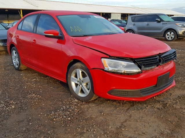 3VWLL7AJ0CM467583 - 2012 VOLKSWAGEN JETTA TDI RED photo 1