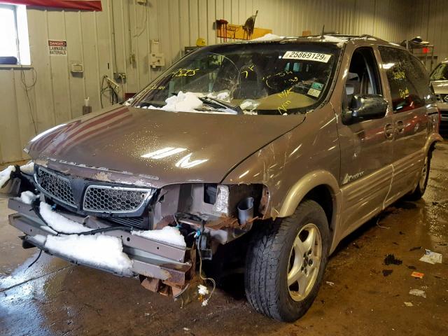 1GMDX03E71D206555 - 2001 PONTIAC MONTANA GRAY photo 2