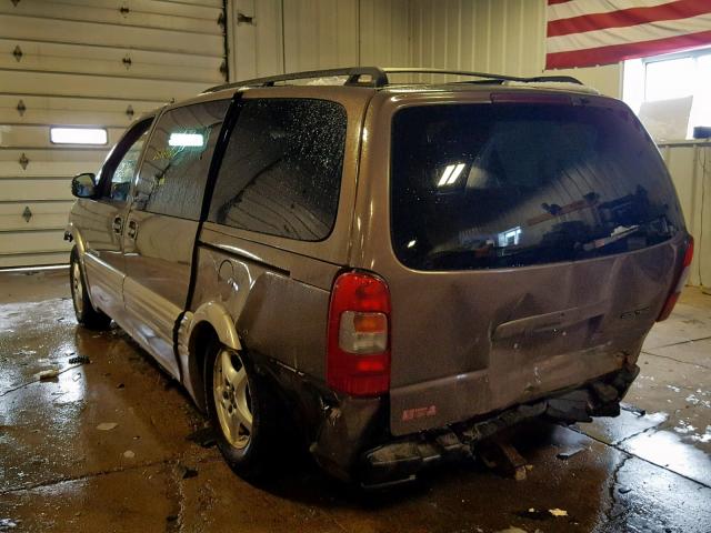 1GMDX03E71D206555 - 2001 PONTIAC MONTANA GRAY photo 3