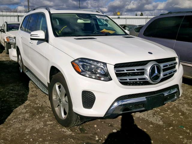 4JGDF6EE0HA978281 - 2017 MERCEDES-BENZ GLS 450 4M WHITE photo 1