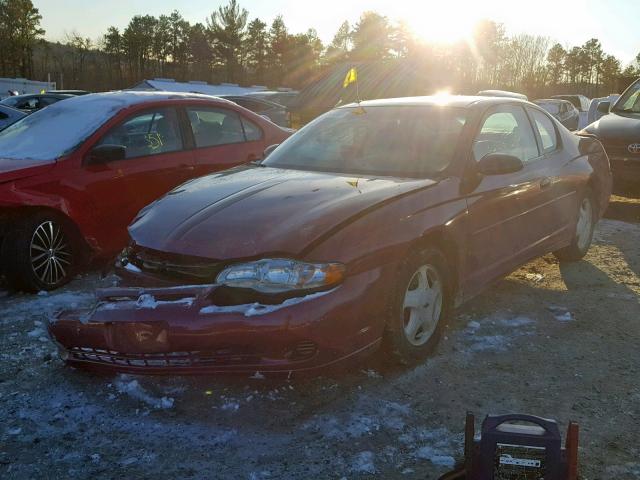 2G1WX12K839291005 - 2003 CHEVROLET MONTE CARL 红色 照片 2