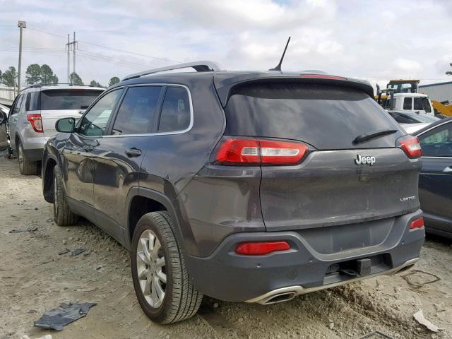 1C4PJLDS8FW732827 - 2015 JEEP CHEROKEE L GRAY photo 3