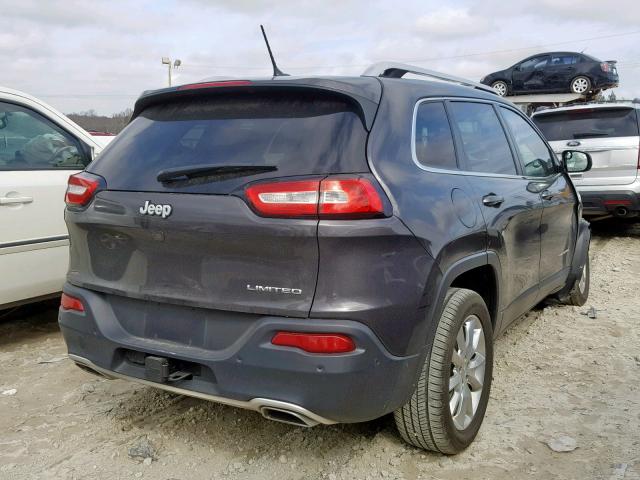 1C4PJLDS8FW732827 - 2015 JEEP CHEROKEE L GRAY photo 4