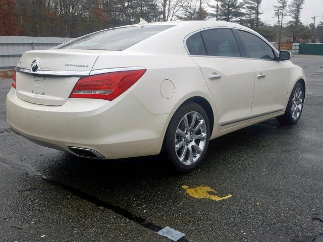 1G4GD5G35EF141047 - 2014 BUICK LACROSSE P WHITE photo 4