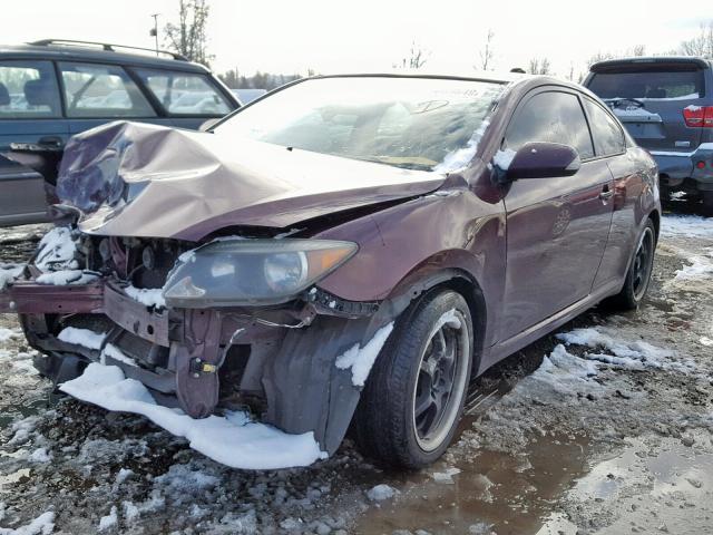 JTKDE177250002781 - 2005 TOYOTA SCION TC მუქწითელი ფოტო 2