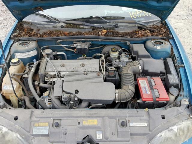 1G1JF52T2W7103517 - 1998 CHEVROLET CAVALIER L TEAL photo 7