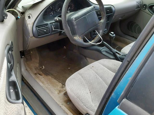 1G1JF52T2W7103517 - 1998 CHEVROLET CAVALIER L TEAL photo 9