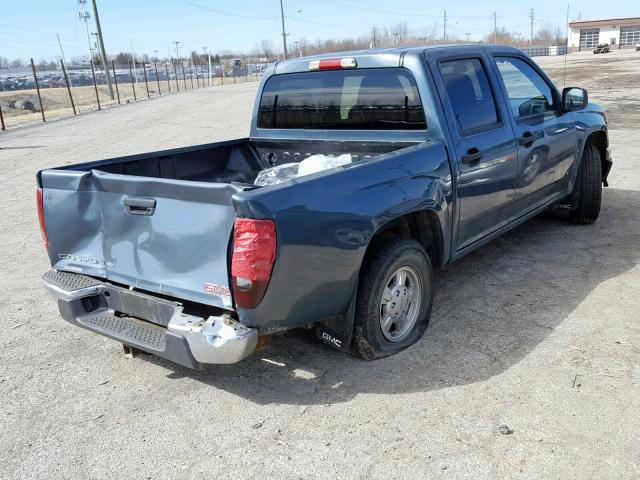 1GTCS13E178155639 - 2007 GMC CANYON TURQUOISE photo 4