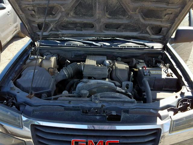 1GTCS13E178155639 - 2007 GMC CANYON TURQUOISE photo 7