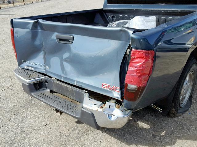 1GTCS13E178155639 - 2007 GMC CANYON TURQUOISE photo 9