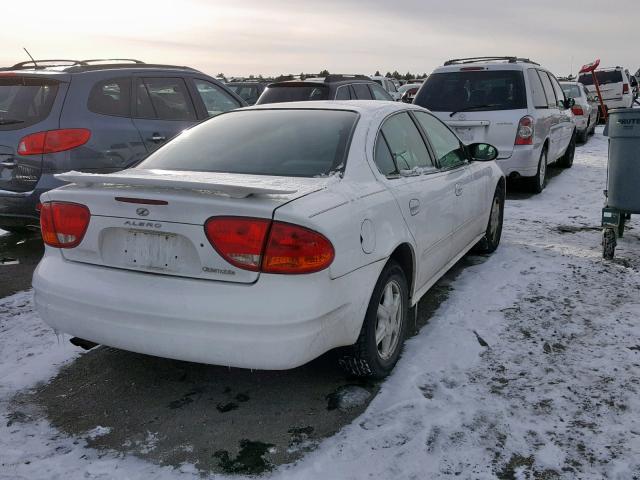 1G3NL52E94C129605 - 2004 OLDSMOBILE ALERO GL WHITE photo 4