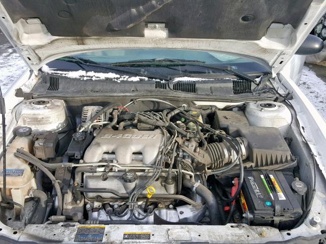 1G3NL52E94C129605 - 2004 OLDSMOBILE ALERO GL WHITE photo 7