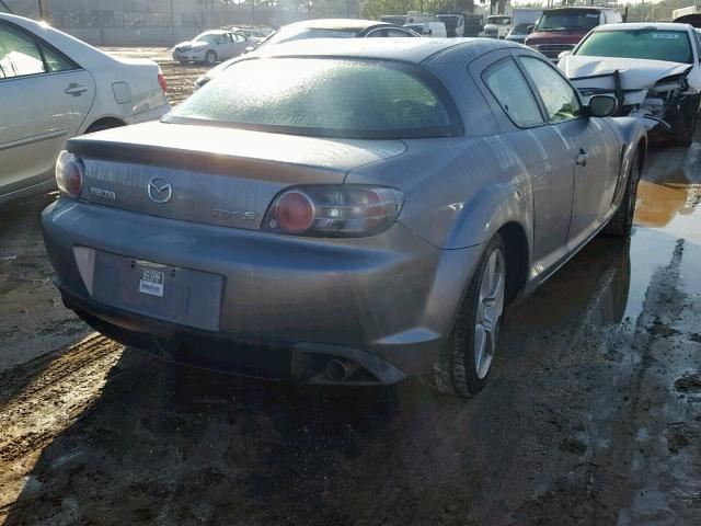 JM1FE17N650159034 - 2005 MAZDA RX8 GRAY photo 4