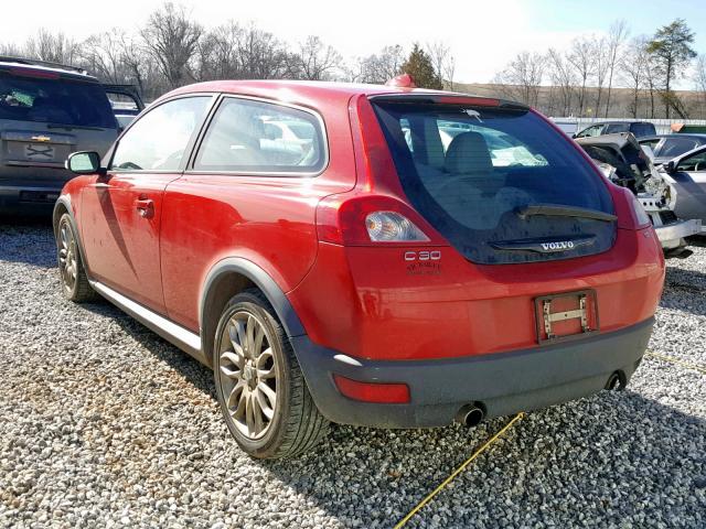 YV1MK672482050545 - 2008 VOLVO C30 T5 RED photo 3