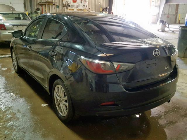 3MYDLBZV7GY146433 - 2016 TOYOTA SCION IA BLACK photo 3