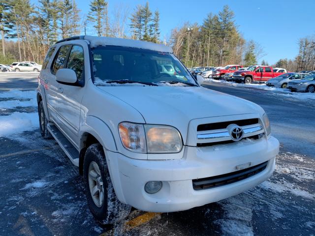 5TDBT44A76S266471 - 2006 TOYOTA SEQUOIA SR WHITE photo 2