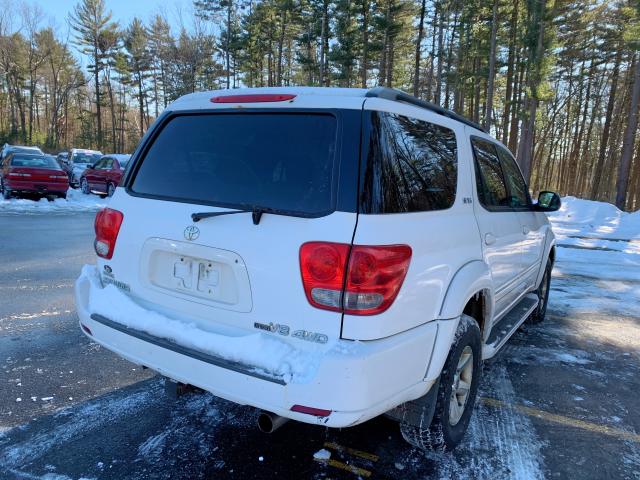 5TDBT44A76S266471 - 2006 TOYOTA SEQUOIA SR WHITE photo 3