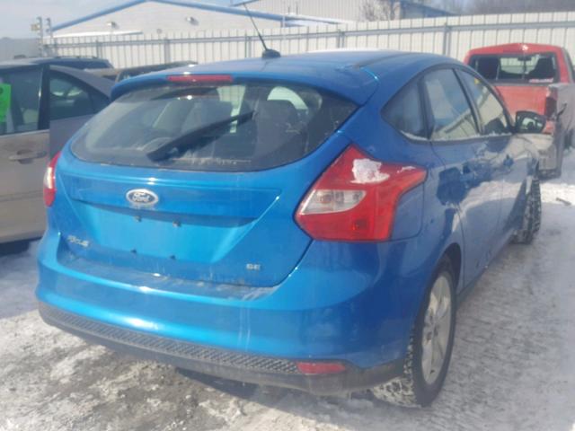 1FADP3K26DL186280 - 2013 FORD FOCUS SE BLUE photo 4