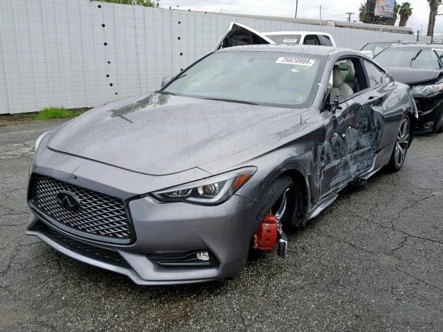 JN1EV7EK1HM360914 - 2017 INFINITI Q60 PREMIU GRAY photo 2