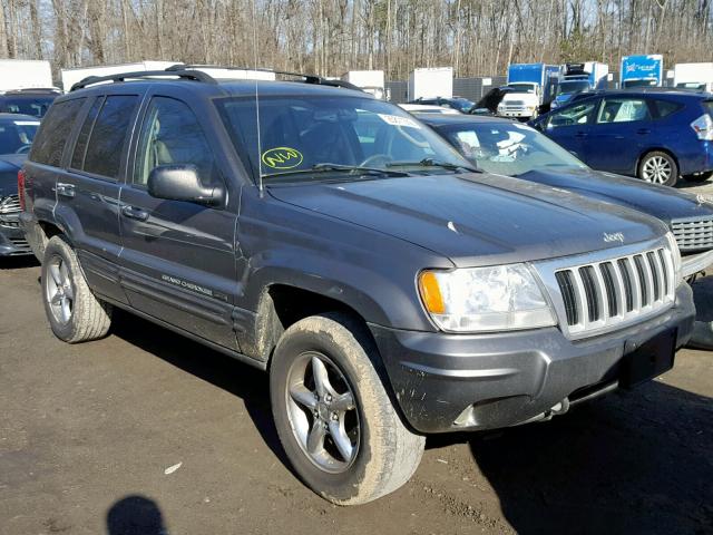 1J4GW58N14C166598 - 2004 JEEP GRAND CHER GRAY photo 1