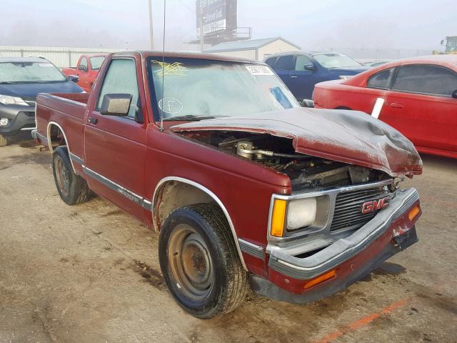 1GTCS14A1M8551500 - 1991 GMC SONOMA RED photo 1