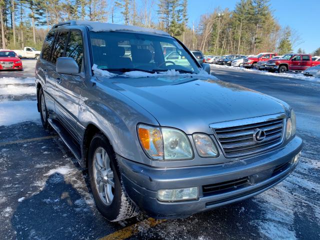 JTJHT00W743537433 - 2004 LEXUS LX 470 BLUE photo 2