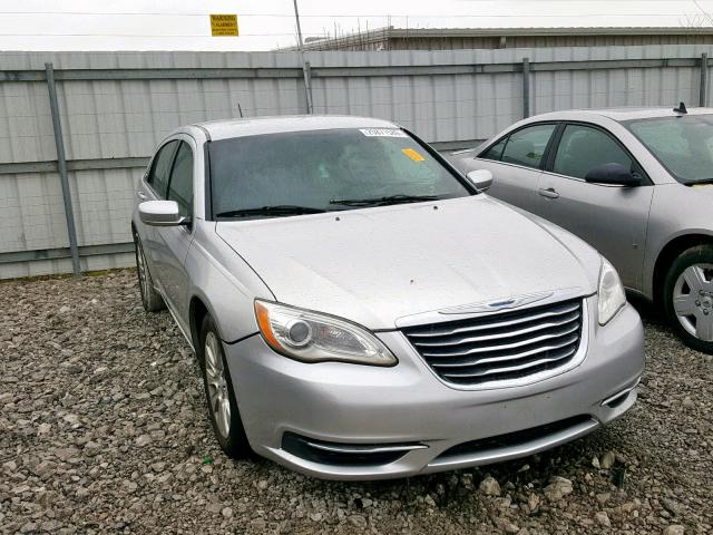 1C3CCBAB1CN319533 - 2012 CHRYSLER 200 LX SILVER photo 1