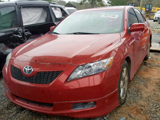 4T1BK46K69U079632 - 2009 TOYOTA CAMRY SE RED photo 2